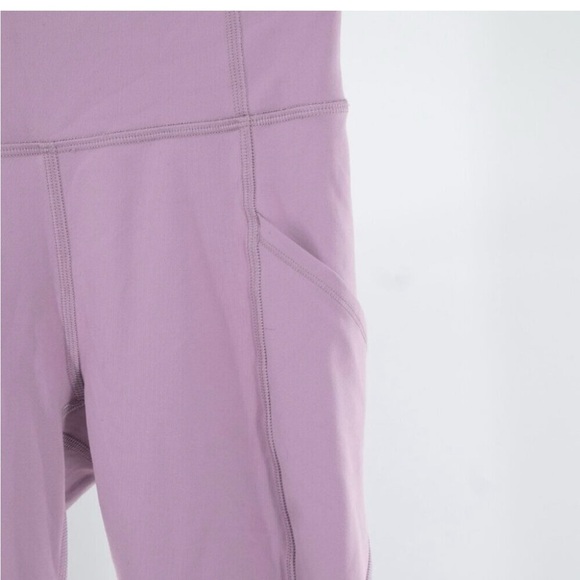 Lululemon Lavender Power-Thru Leggings Size 4. Like new. - Picture 3 of 4